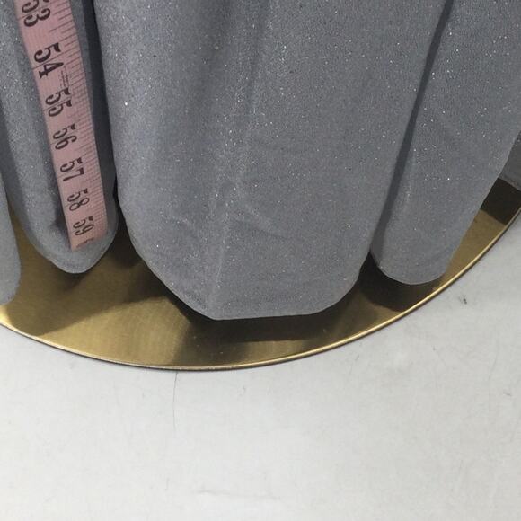 AW BRIDE 6 S Silver Grey Shirley Glitter Bridesmaid Formal Party Maxi Dress 0b6 - Picture 3 of 7